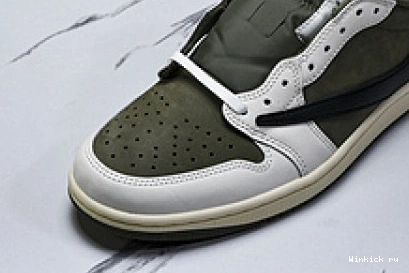 1 Low OLIVE  Jordan x Travis Air Scott 1027